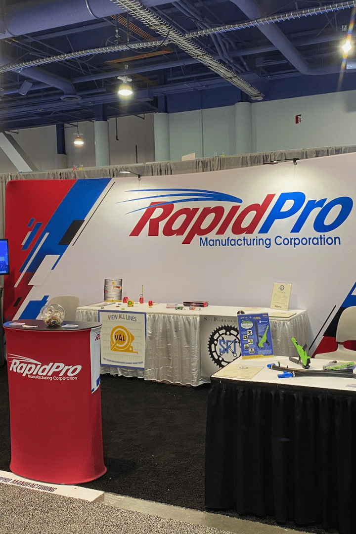 RapidPro trade show booth